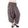 Bavlněné harémové kalhoty aladinky černobílé kal1385
