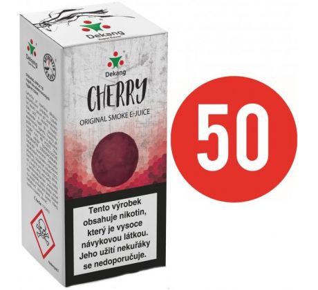Liquid Dekang Fifty Cherry 10ml - 11mg (Třešeň)