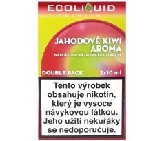 Liquid Ecoliquid Premium 2Pack Strawberry Kiwi 2x10ml - 0mg