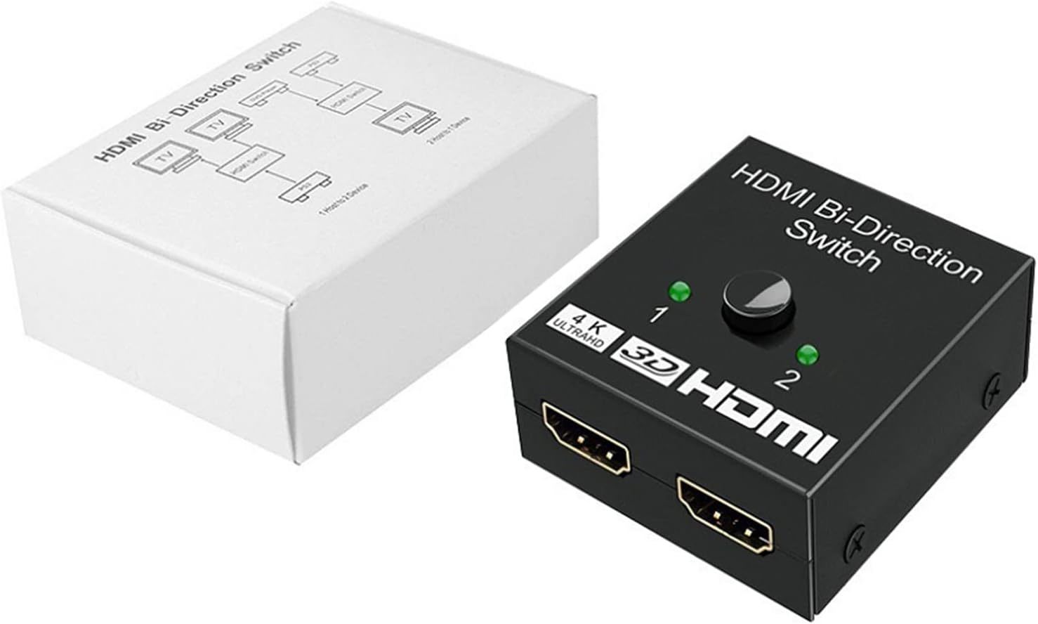 HDMI přepínač 2x1, 4K/UHD