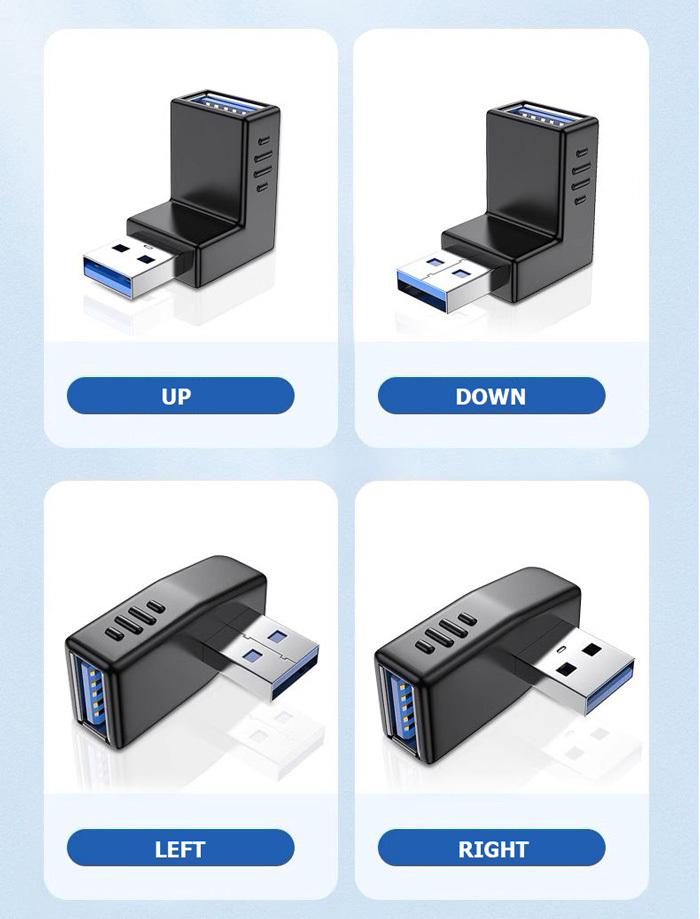 Rohový USB 3.0 adaptér