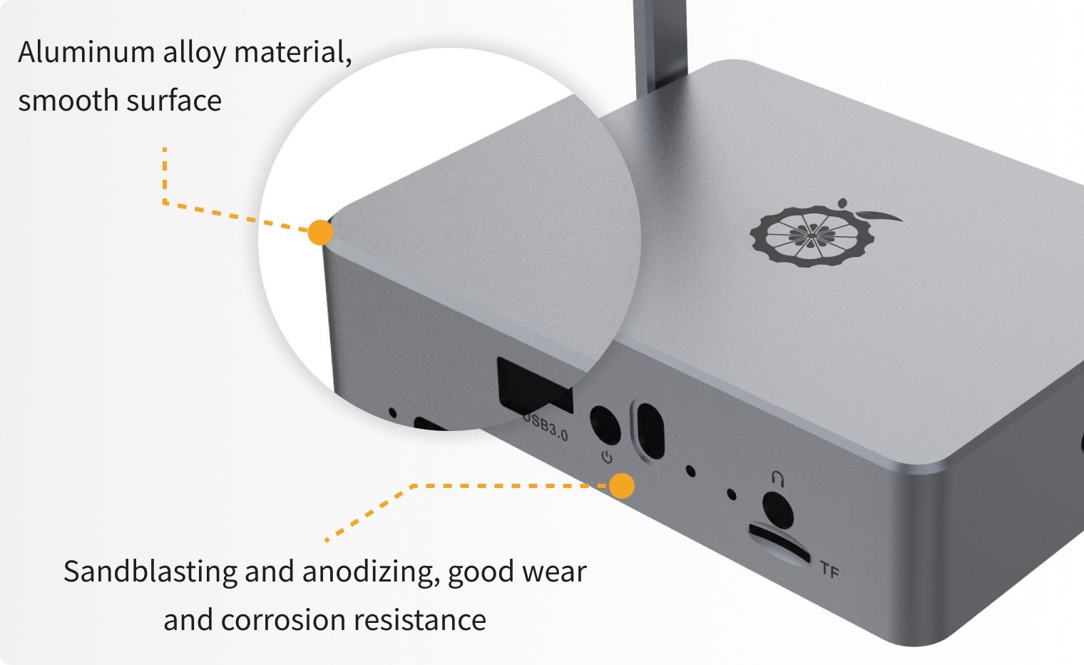 Kryt pro vývojovou desku  Orange Pi 5 Plus