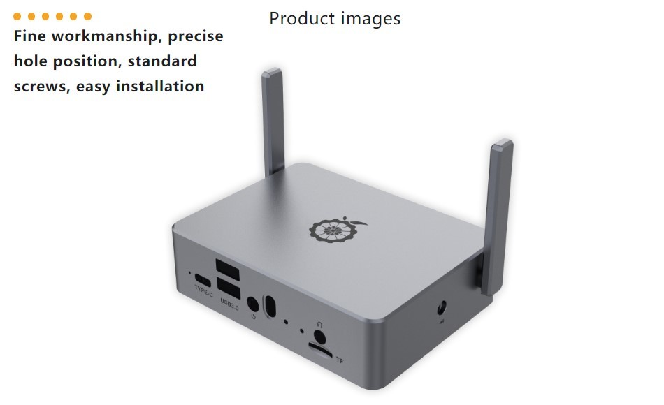 Kryt pro vývojovou desku  Orange Pi 5 Plus