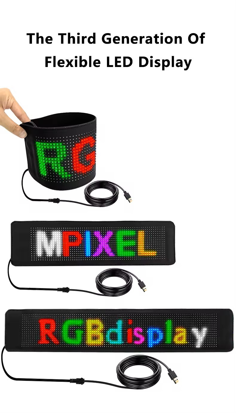 Flexibilné LED značenie do auta
