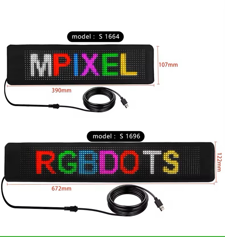 Flexibilné LED značenie do auta