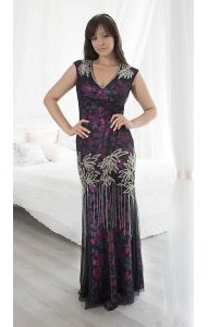 Luxusní šaty z Dubaje S db1021