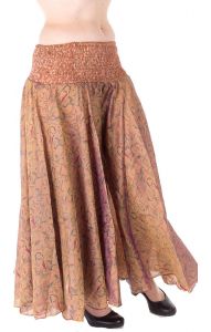 Kalhotová sukně béžová kal1407