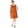 Lehké retro šaty oranžové free size sty725