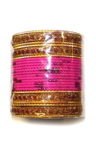 Sada náramků bangles XL růžová ba169