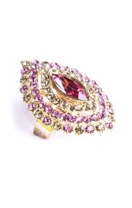 Královský prsten zlato-růžový pr048