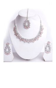 Sada šperků za super cenu stříbrno-meruňková ks1561