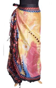 Zlatý sarong-pareo sr335