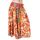 Kalhotová sukně oranžová kal1495