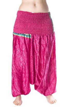 Turecké kalhoty aladinky růžové kal1503