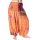 Turecké harémové kalhoty aladinky oranžové kal1506