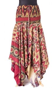 Sukně - šaty ze sárí vínové suk5160