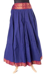 Kolová indická sukně švestková M suk5173