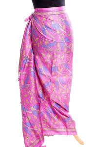 Růžový sarong - pareo sr382