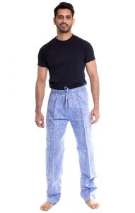 Pánské jóga kalhoty modré XL pk473