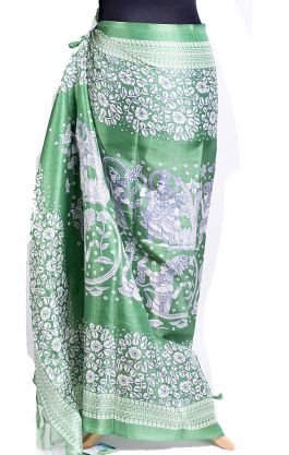 Zelený sarong - pareo sr470