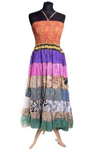 Hippie boho sukně-šaty suk5331