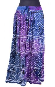 Pestrobarevná rádžasthánská sukně suk5495