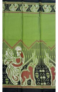 Tantra lungi s africkými vzory zelené lu206