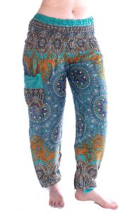 Pohodlné indické kalhoty v tureckém stylu S-M kal1650