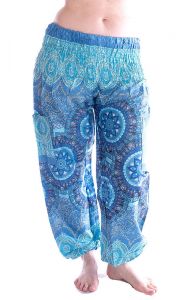 Pohodlné indické kalhoty v tureckém stylu S-M kal1652