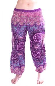 Pohodlné indické kalhoty v tureckém stylu S-M kal1653