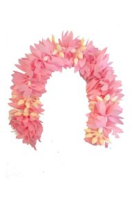Nádherné květy do vlasů růžové kv026
