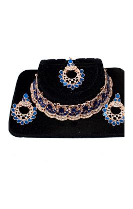 Luxusní souprava šperků za skvělou cenu modrá ks1782