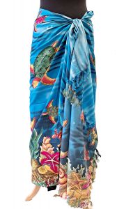 Jemný sarong - pareo přes plavky Hawai Dreams sr588