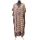 Saténový kaftan čokoládový kaf1590