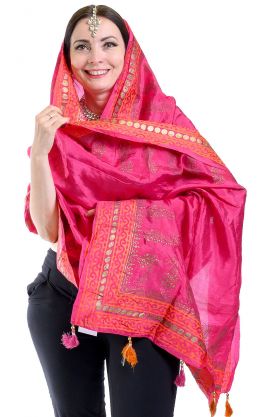Bollywoodská dupatta - závoj II. jakost dh1850