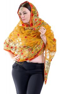 Tylový závoj - dupatta II. jakost dh1854