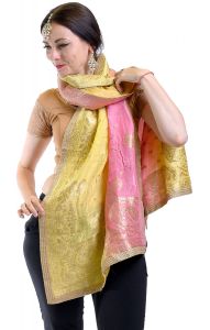Smetanovo růžová dupatta  II. jakost dh1864