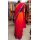 Bollywood Blitz Saree - Fire of the Heart v8530