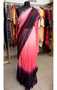 Bollywood Blitz Saree - Strawberry Princess v8532