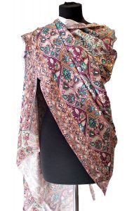 Letní "pašmína" s exotickým vzorem sl3596