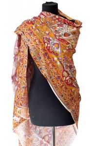 Letní "pašmína" s exotickým vzorem sl3597