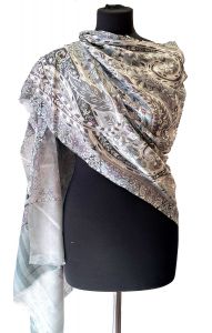 Letní "pašmína" s exotickým vzorem sl3601