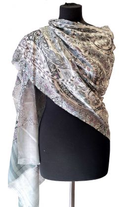 Letní "pašmína" s exotickým vzorem sl3601