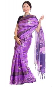 Sárí s japonskými motivy - látka na kimono v8541