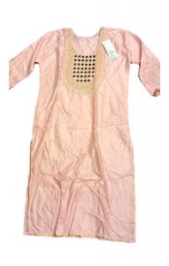 Tradiční indická dámská tunika meruňková S 19-02