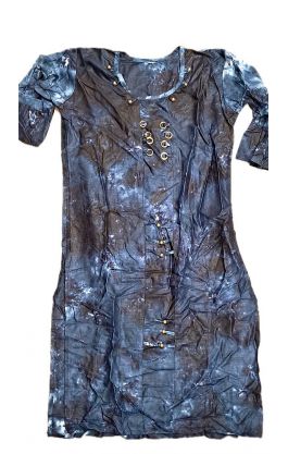 Tradiční indická dámská tunika modrá M 19-17