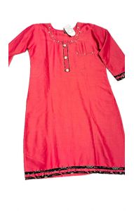 Tradiční indická dámská tunika růžová M 19-30
