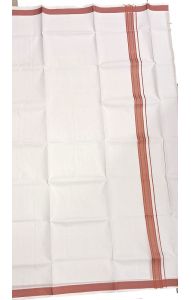 Tradiční indické dhótí - lungi s latté okrajem lu226