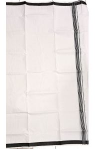 Tradiční indické dhótí - lungi s černým okrajem lu228