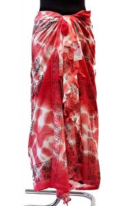 Batikovaný sarong - pareo Sloni pro štěstí sr634